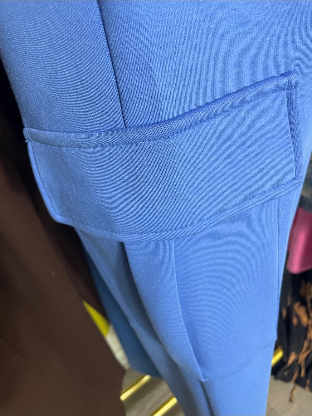 Gracia BlueCargo Pants - Sleek High-Rise Style #p36204 - Picture 6 of 7